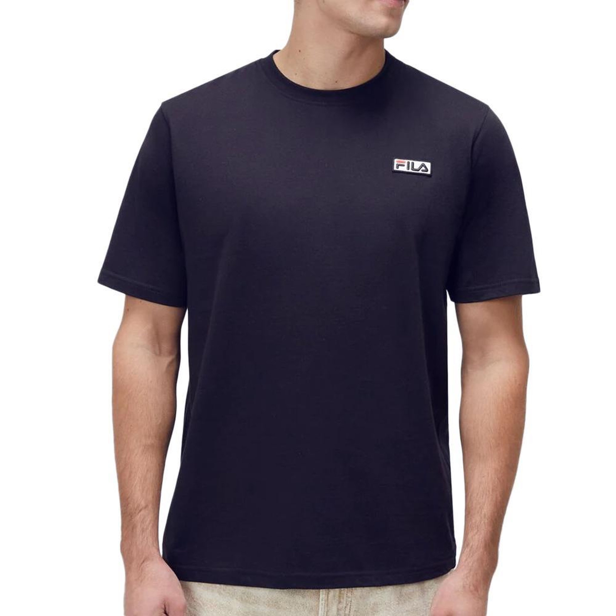 FILA T shirt  Homme Fila Embroidered. Coloris disponibles : Bleu