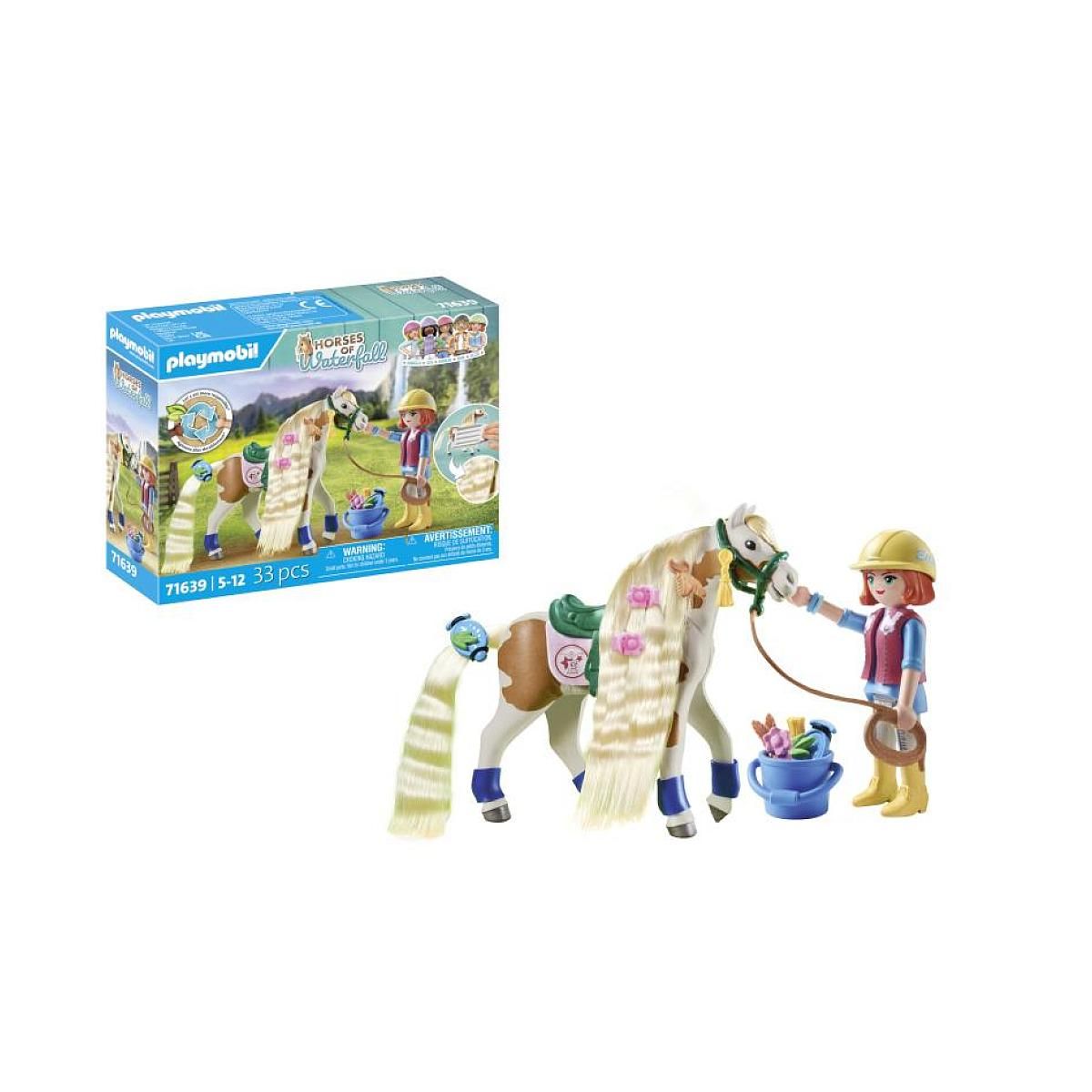 PLAYMOBIL 71639 Ellie avec son cheval à coiffer