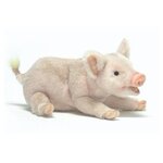 Anima Peluche Cochon couche 28 cm