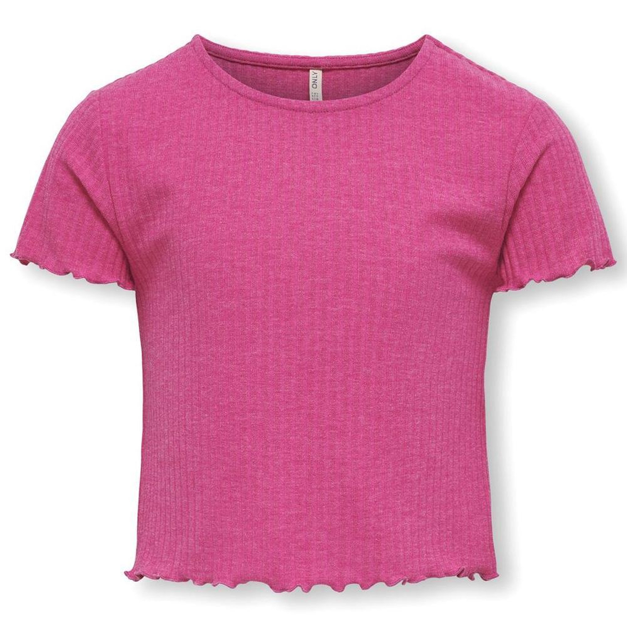 Only T shirt  Fille Only Kids Ognella. Coloris disponibles : Rose