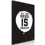 Voir la diapositive 1 : Paris Prix Tableau Imprimé  All You Need is Dream
