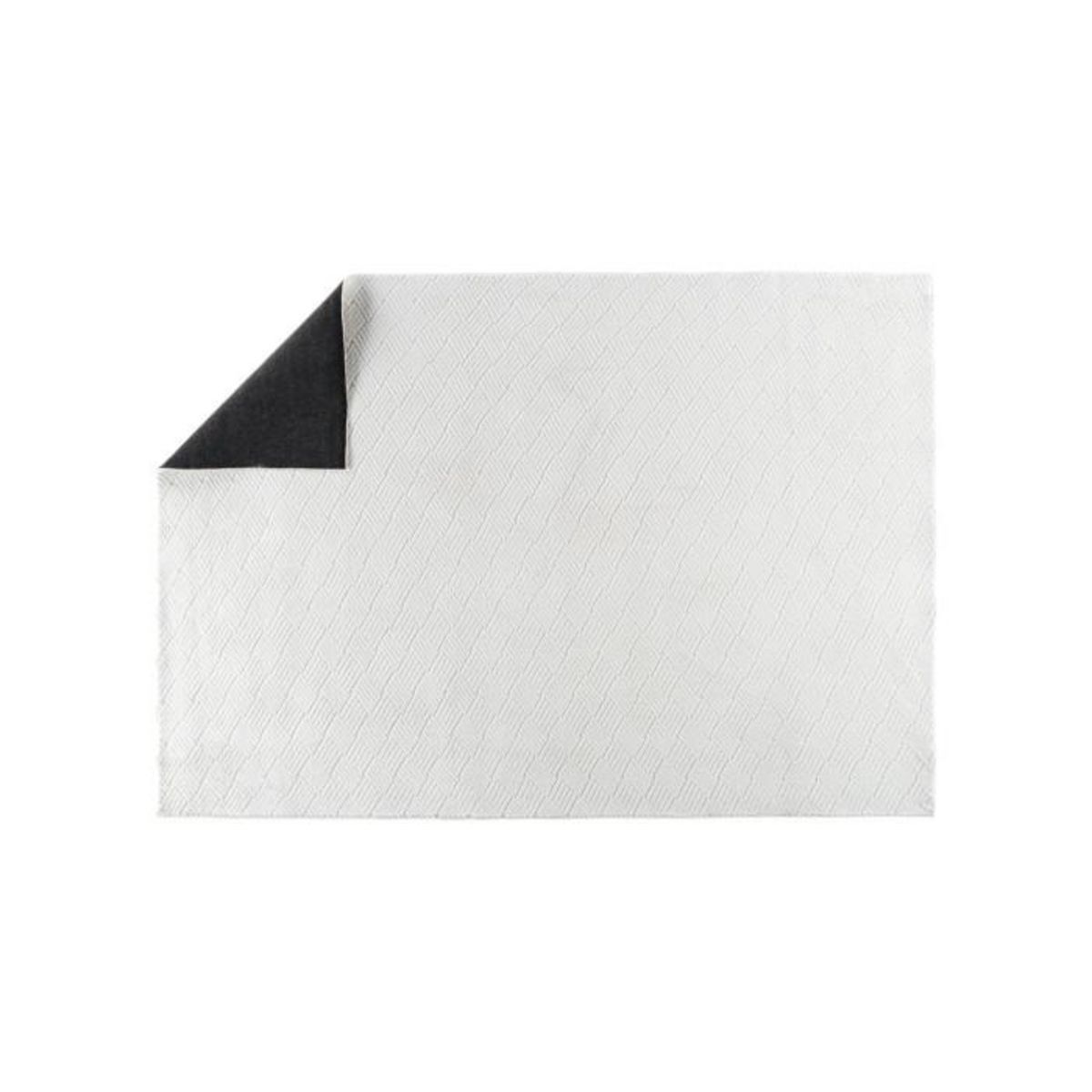 Paris Prix Tapis Déco  Todd  200x290cm Blanc