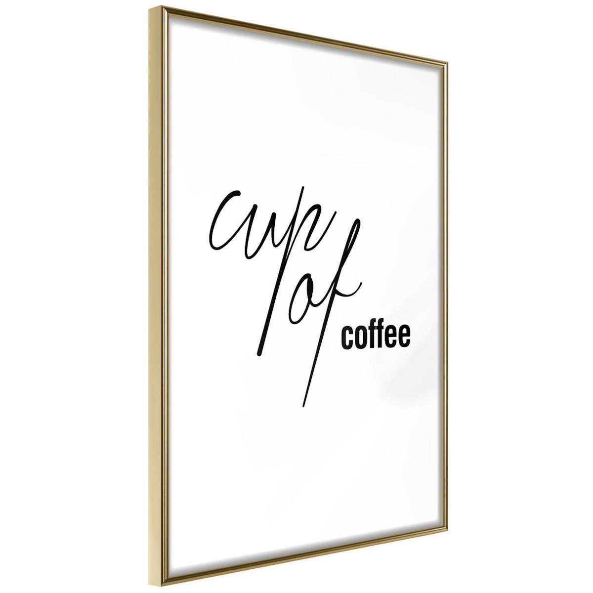 Paris Prix Affiche Murale Encadrée  Caffeine Needed