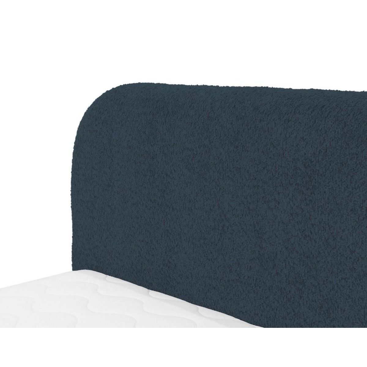 BEST MOBILIER Orane - lit coffre - 180x200 cm - en tissu bouclette