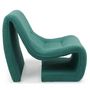 Voir la diapositive 3 : Paris Prix Fauteuil Design Bouclette  Fritz  93cm Vert