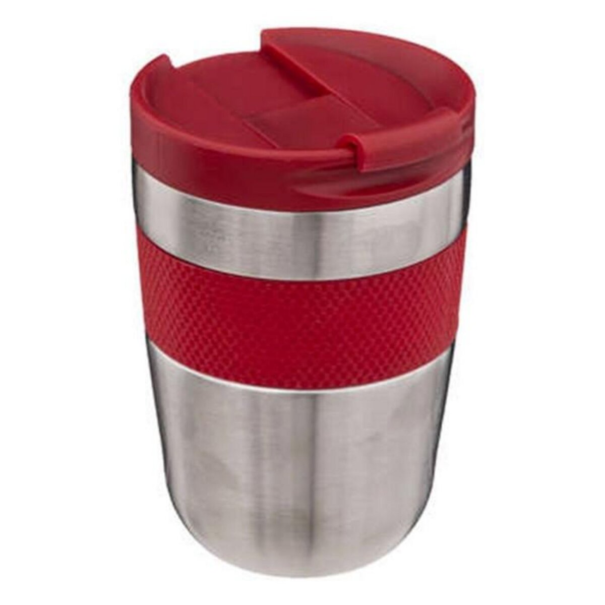 FIVE Mug Isolant Hermétique  Silicone  0,25L Rouge