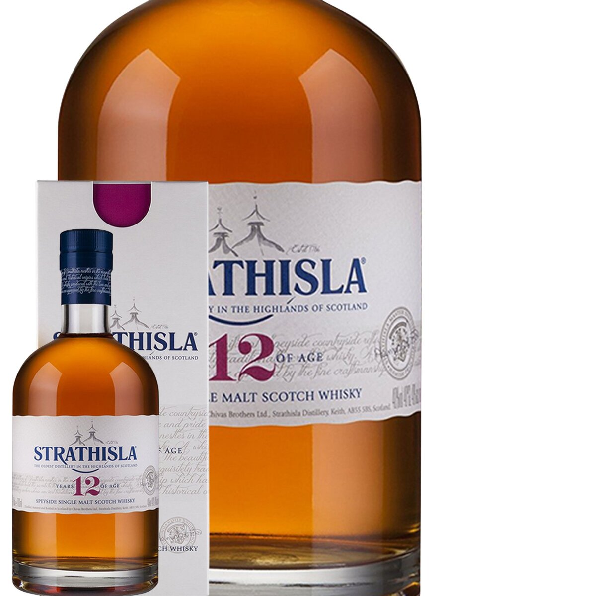 Whisky Single malt Strathisla 12 ans avec étui 40%