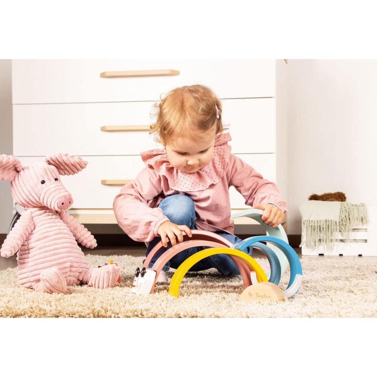 Pinolino Arc-en-ciel en bois Ruby 