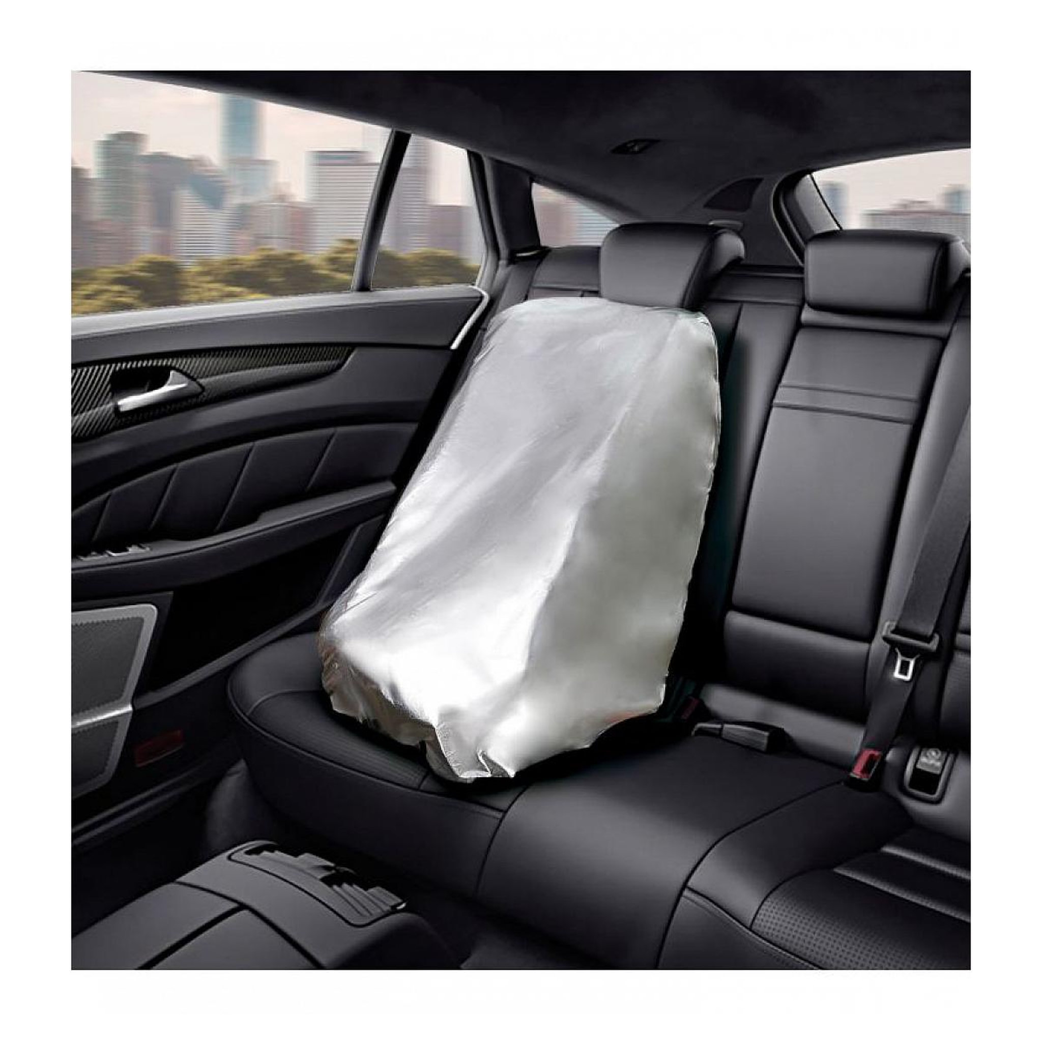 Voir la diapositive 2 : Asalvo Protection Solaire Auto pour Siège Bébé - Bloque les Rayons UV et Garde la Température Idéale