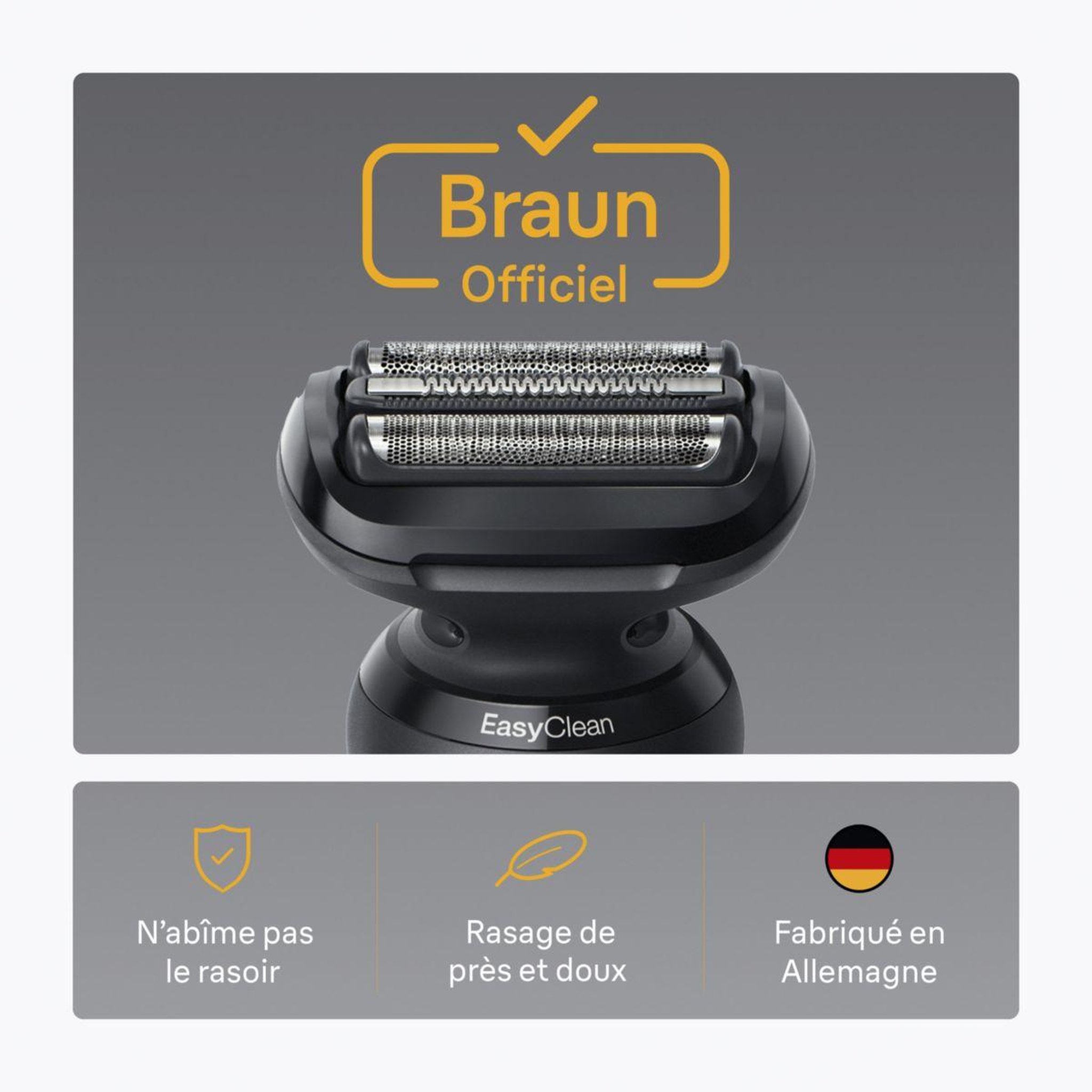 Voir la diapositive 5 : BRAUN Tête de rasoir pour series 5 - tête de rasoir 54b
