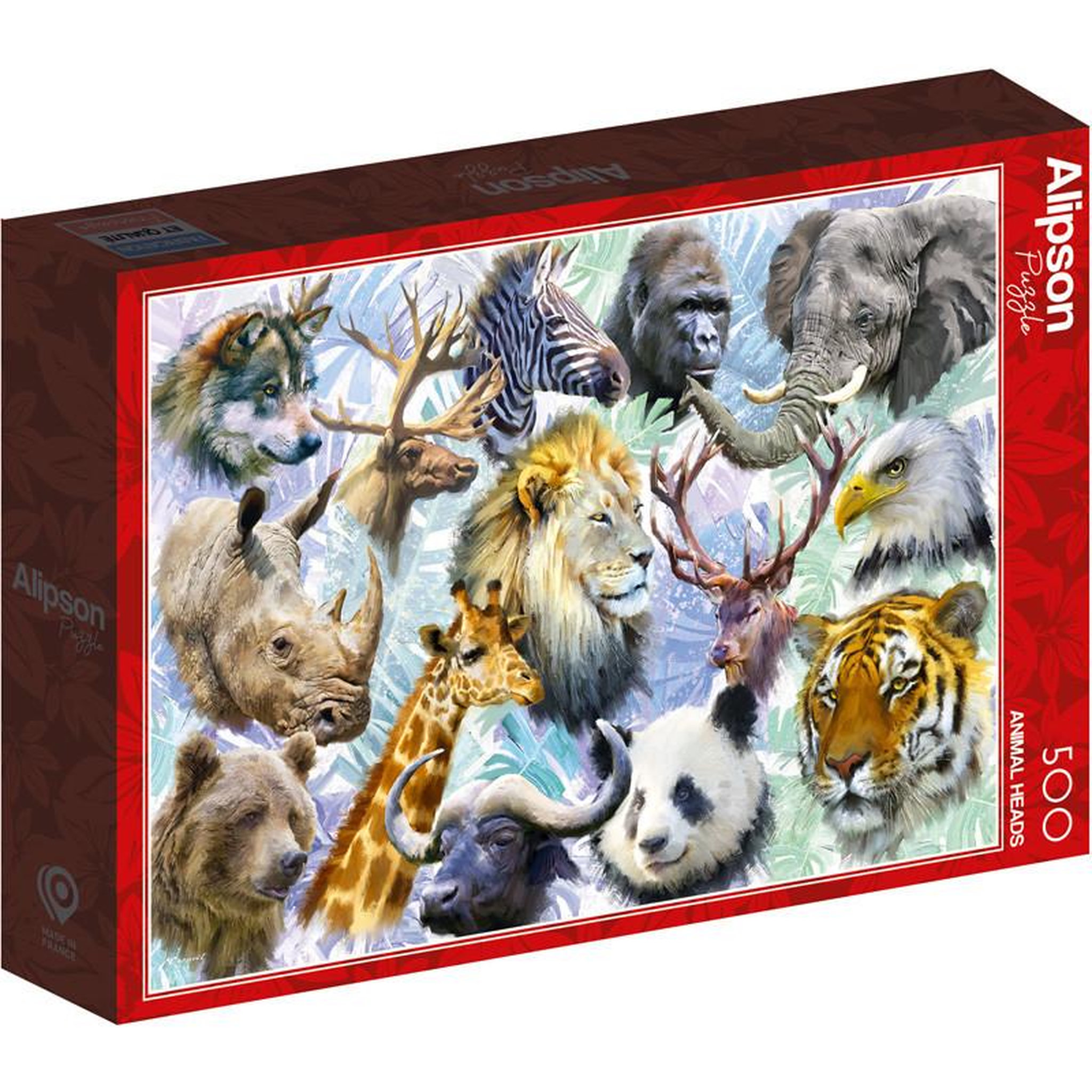 ALIZE Puzzle 500 pièces Animaux sauvages – Faune africaine – Adulte – Alizé
