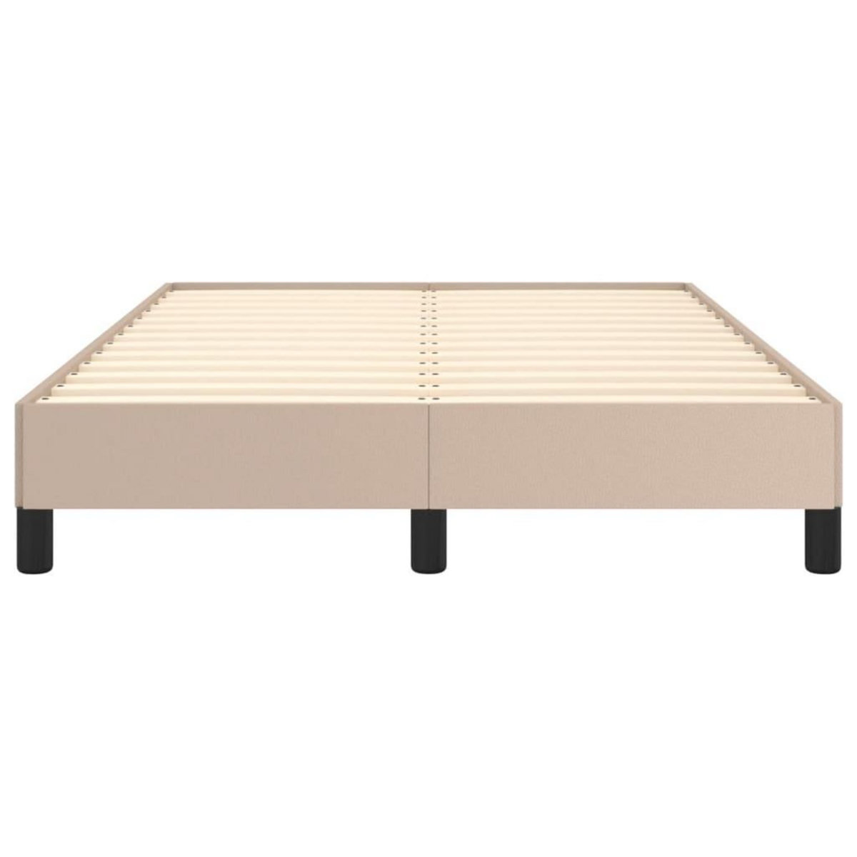 VIDAXL Cadre de lit sans matelas cappuccino 120x190 cm similicuir