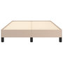 Voir la diapositive 5 : VIDAXL Cadre de lit sans matelas cappuccino 120x190 cm similicuir