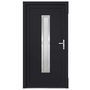 Voir la diapositive 3 : VIDAXL Porte d'entree anthracite 108x208 cm PVC