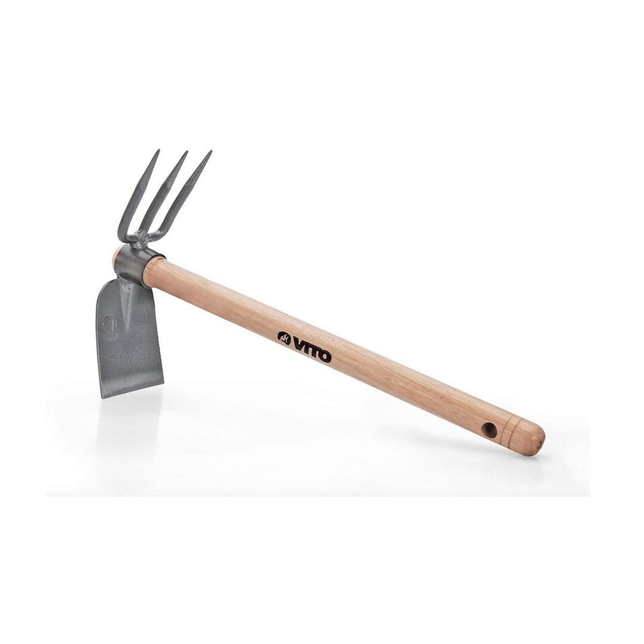 Voir la diapositive 6 : VITO Kit 10 outils de jardin manche bois inox et fer forgés à la main haute qualité vito