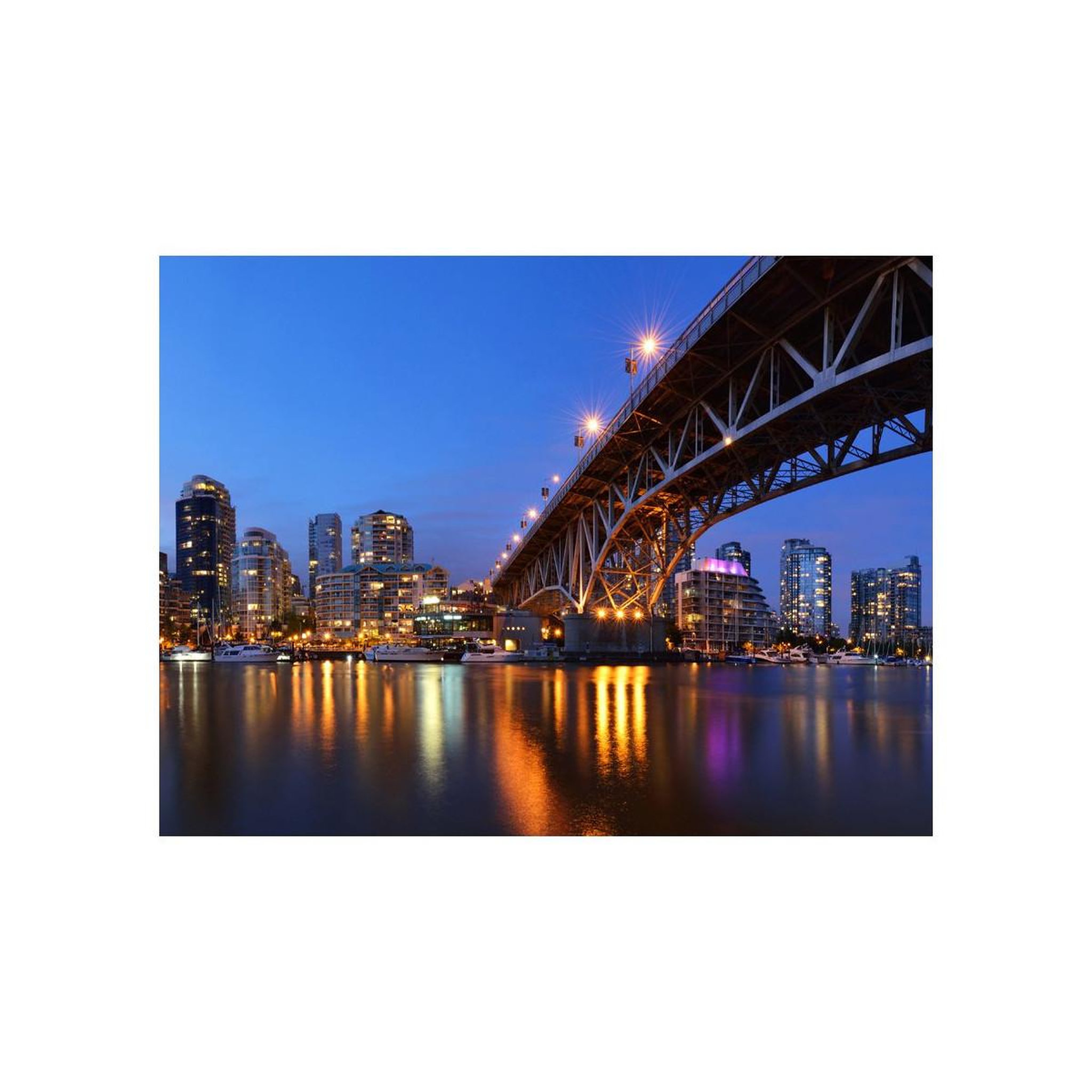 Voir la diapositive 2 : Paris Prix Papier Peint  Granville Bridge Vancouver Canada