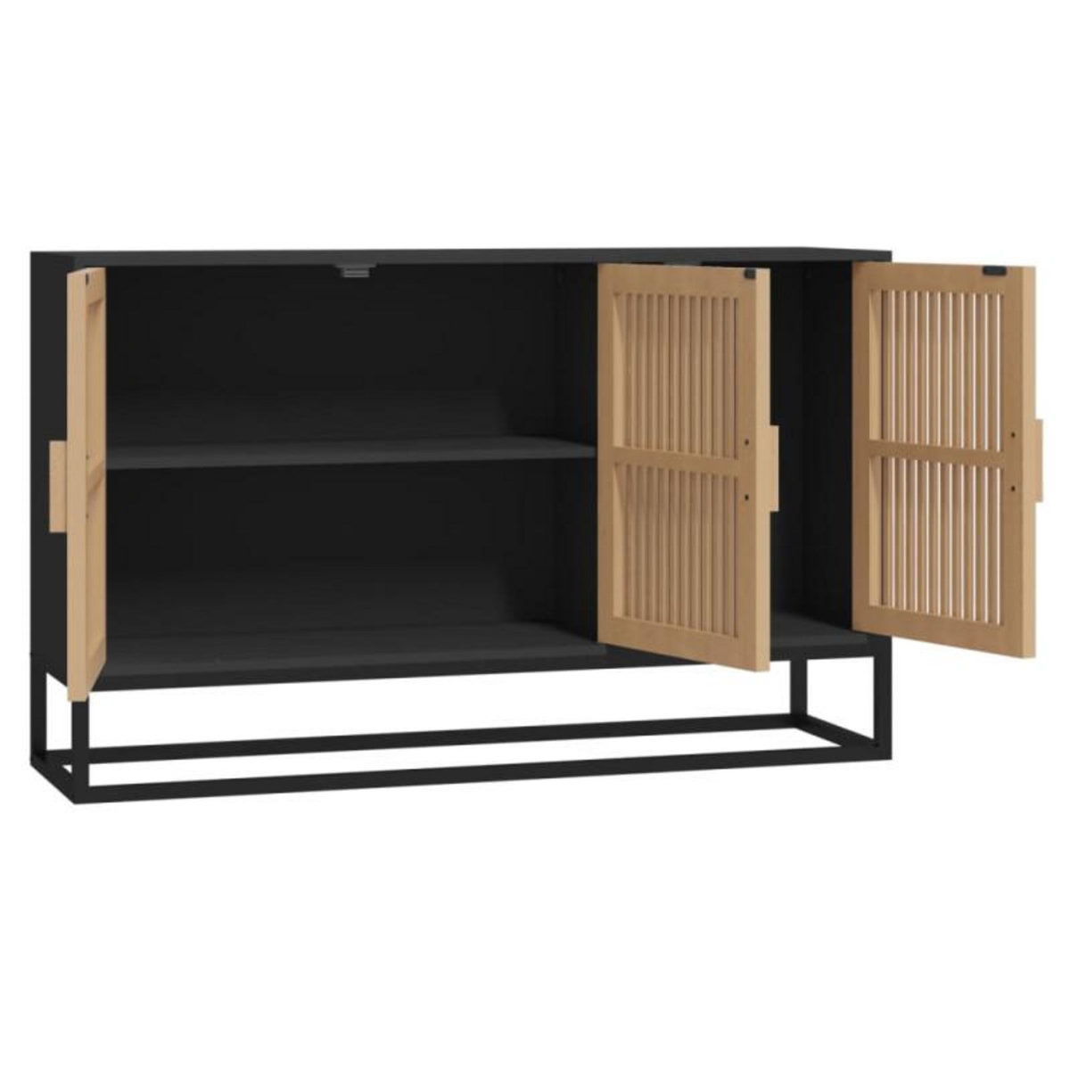 VIDAXL Buffet noir 105x30x65 cm bois d ingénierie