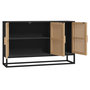 Voir la diapositive 6 : VIDAXL Buffet noir 105x30x65 cm bois d ingénierie