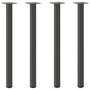 Voir la diapositive 2 : VIDAXL Pieds de table basse 4 pcs anthracite 72-74 cm acier