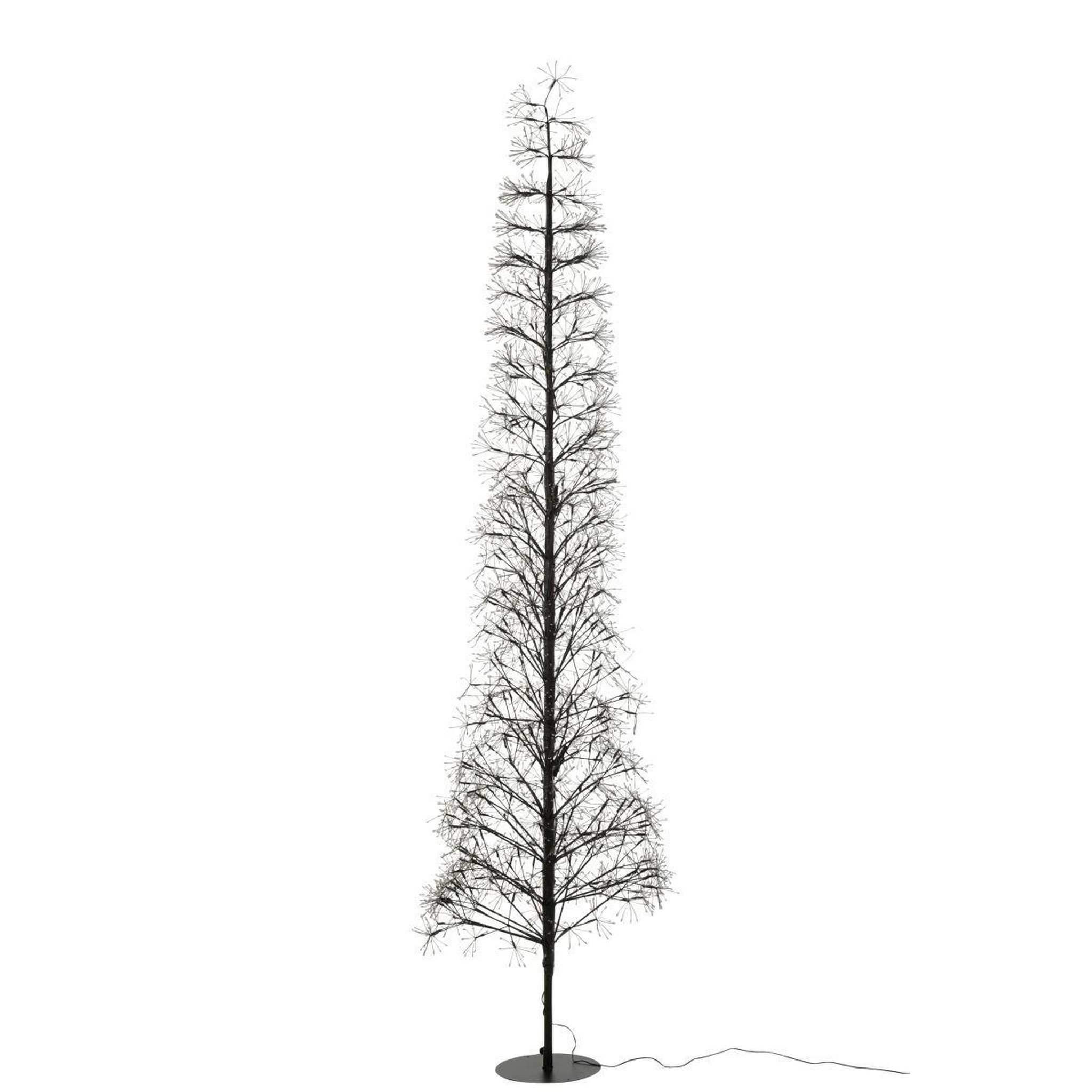 Voir la diapositive 4 : J-LINE Sapin à led en métal  grady  240cm multicolore