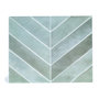 Voir la diapositive 1 : The Home Deco Factory 4 crédences adhésives motifs chevrons effet Zellige