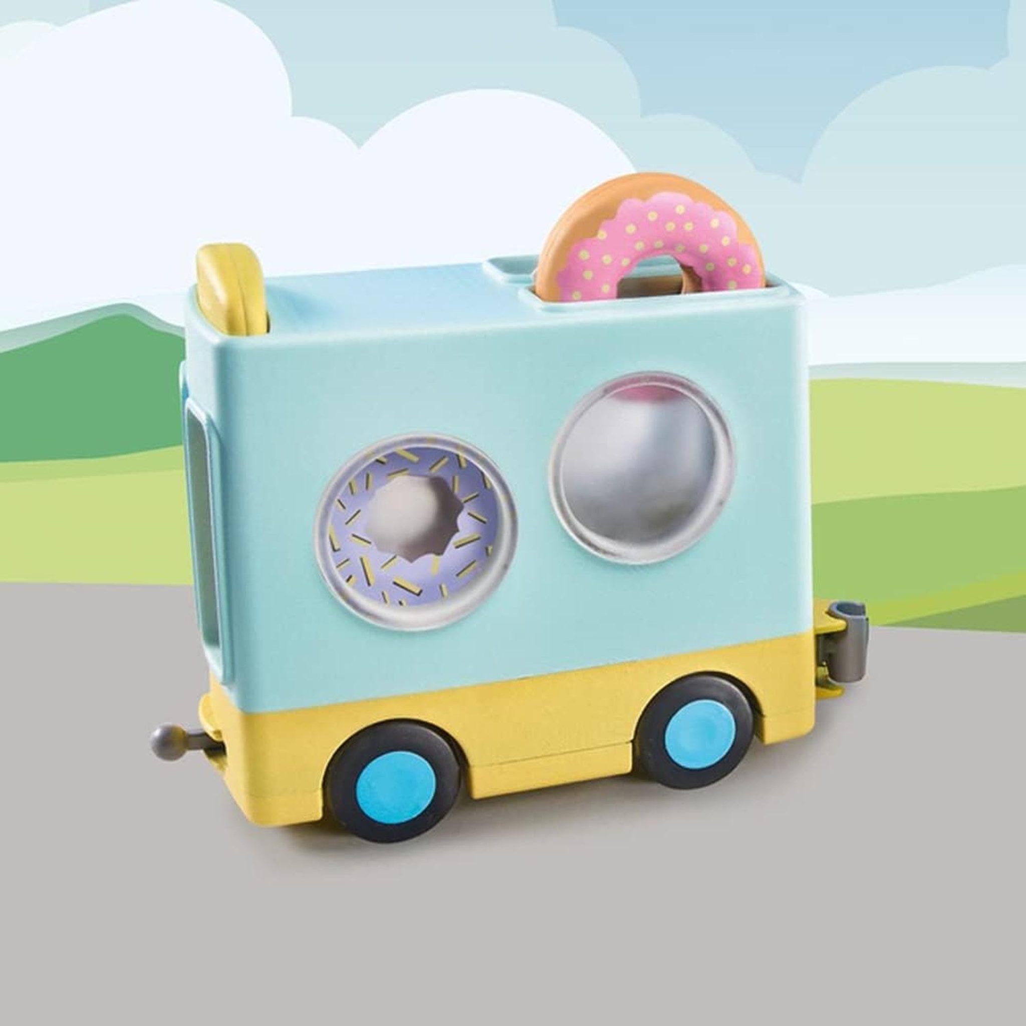Voir la diapositive 4 : PLAYMOBIL 1.2.3 - Camion de Donuts