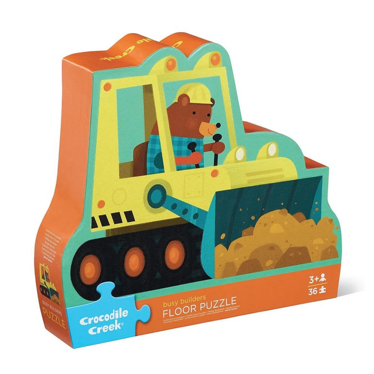 CROCODILE CREEK Maxi puzzle - 36 pièces - Les constructeurs