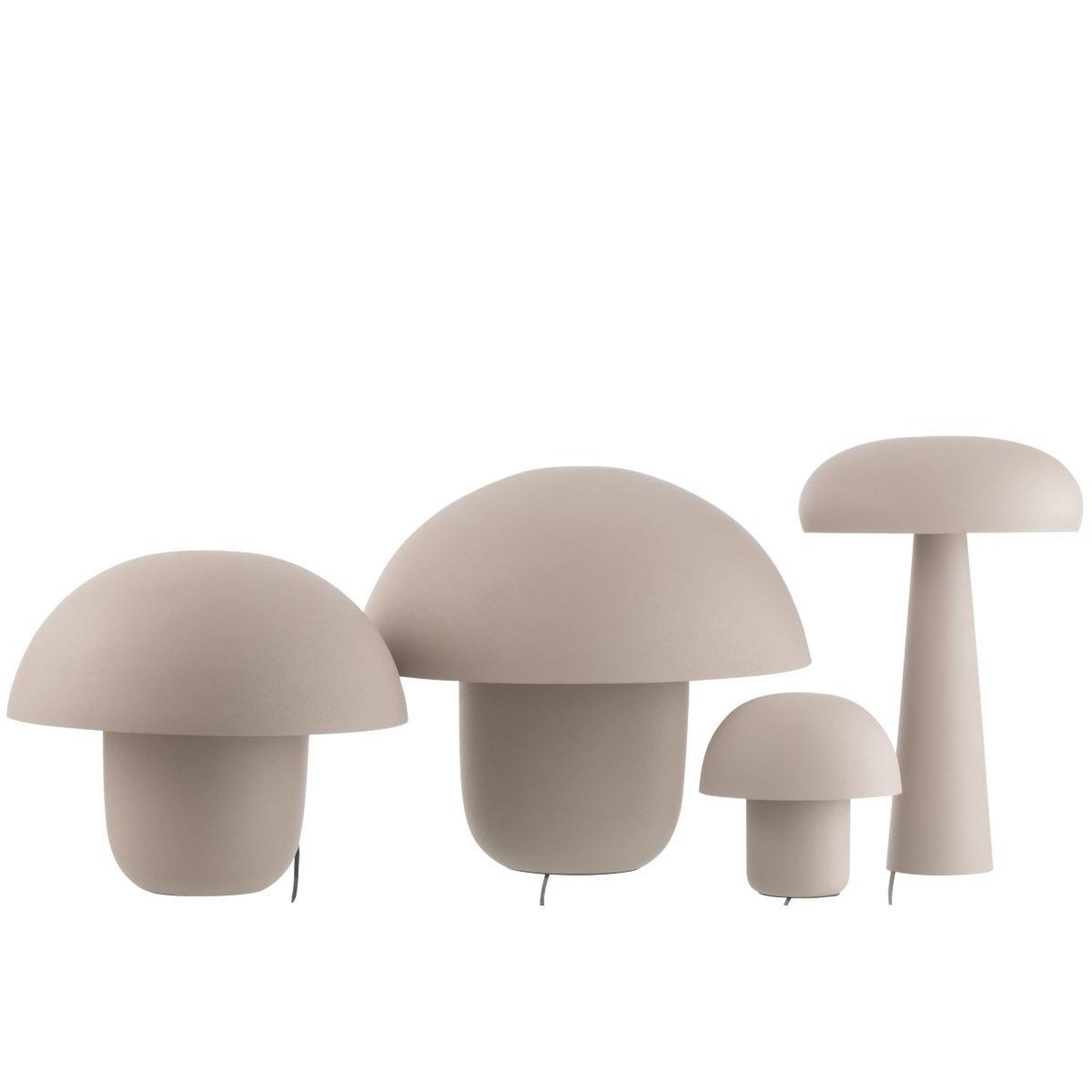 Voir la diapositive 4 : J-LINE Lampe à poser en métal  merle  44cm grège