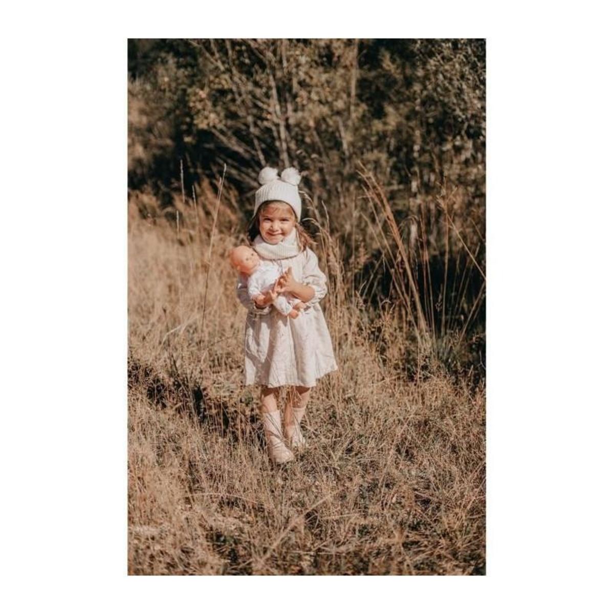 SMOBY Poupon Baby Nurse bébé d'amour 32 cm - Smoby - Mixte - Souple - Tenue colorée