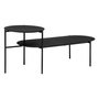 Voir la diapositive 1 : ATMOSPHERA Table Basse 2 Niveaux  Kemi  118cm Noir