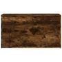 Voir la diapositive 4 : VIDAXL Coffre de rangement Chene fume 84x42x46 cm Bois d'ingenierie