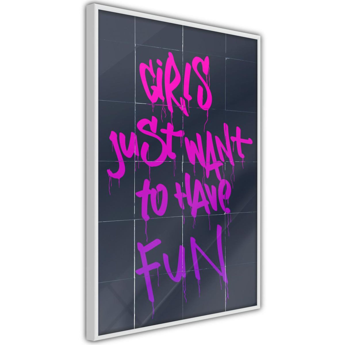 Paris Prix Affiche Murale Encadrée  What Girls Want