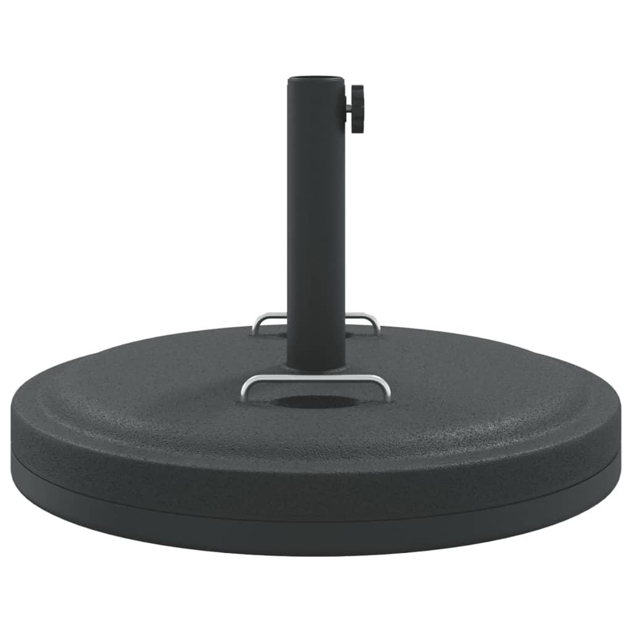 Voir la diapositive 5 : VIDAXL Base de parasol avec poignees pour mats Ø38 / 48 mm 25 kg rond