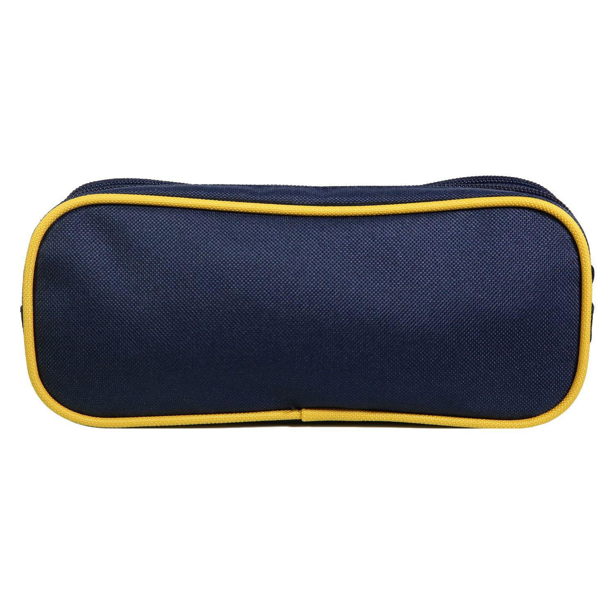Voir la diapositive 4 : Bagtrotter BAGTROTTER Trousse scolaire 2 compartiments Vorax Bleue Requins