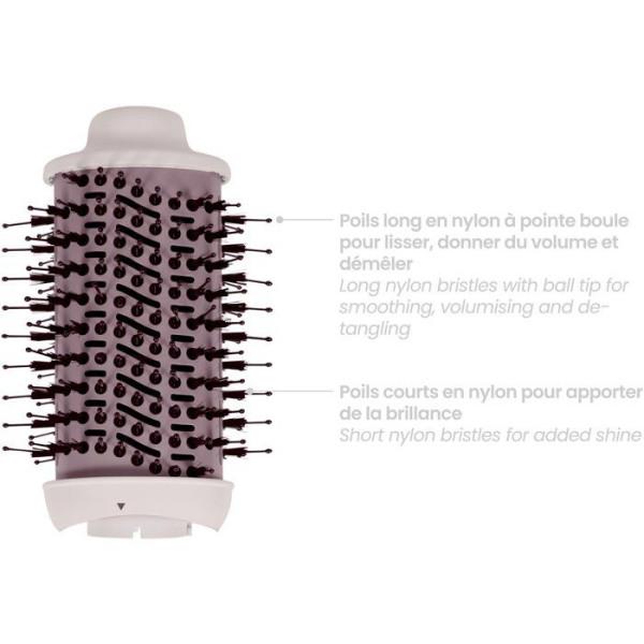 Voir la diapositive 4 : LIVOO Brosse soufflante 1200w violet - dos211