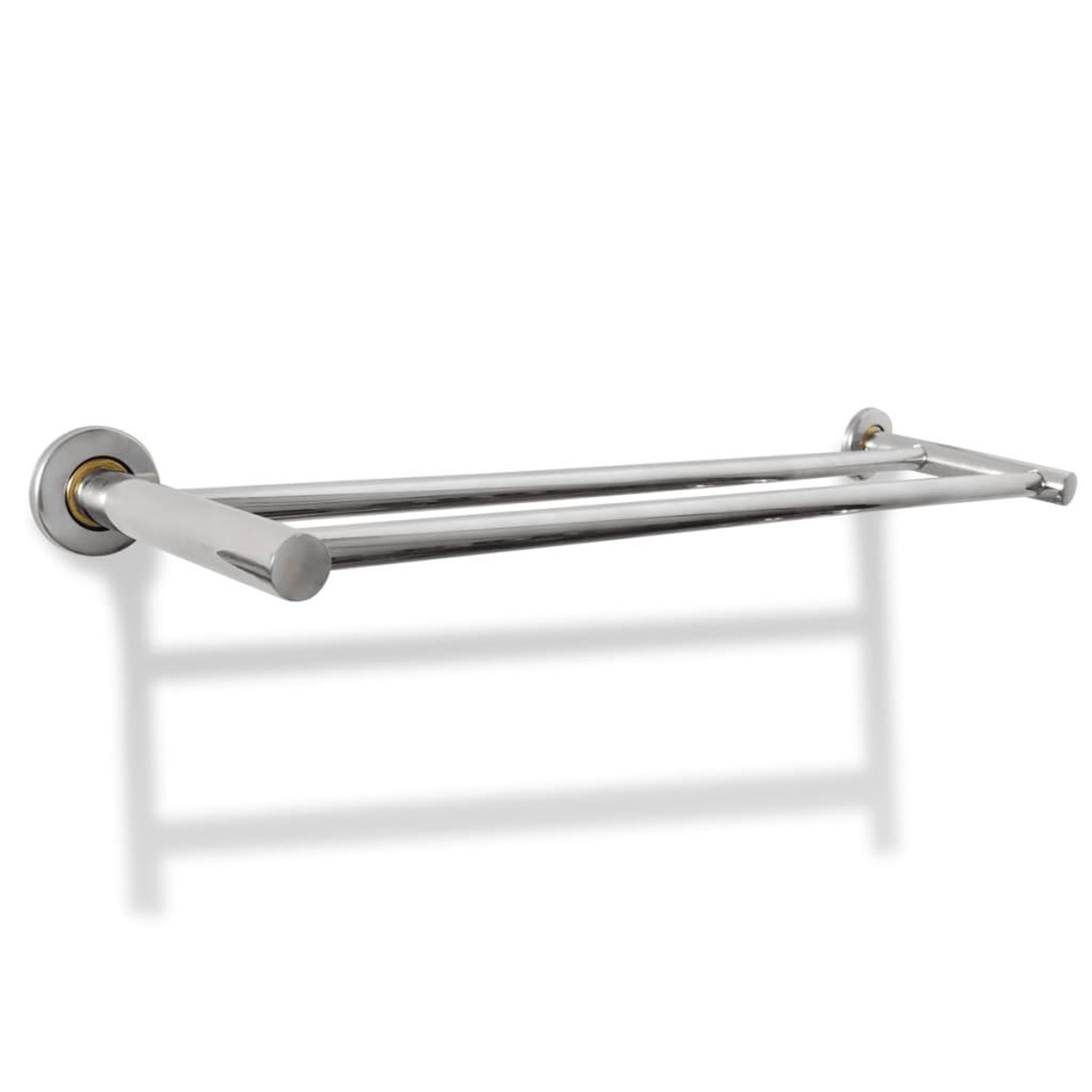 VIDAXL Porte serviettes double - barre fixe 2 tubes