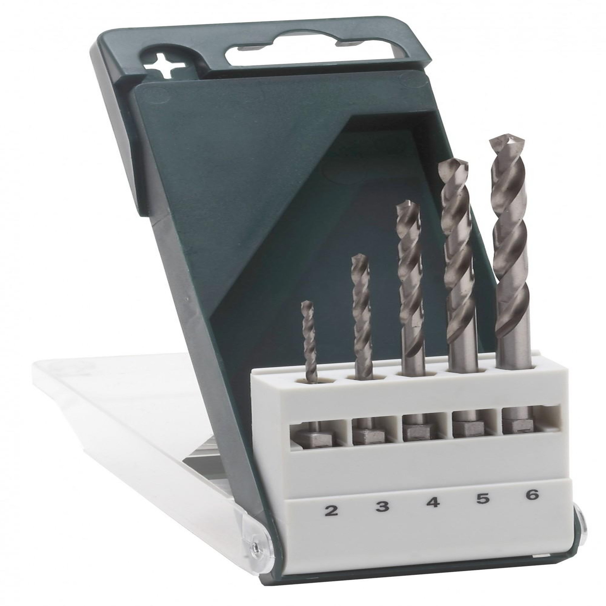BOSCH Coffret de 5 forets HSS-G métal, Diam.2-3-4-5-6 mm BOSCH