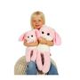 Voir la diapositive 3 : TOYS TOYS Peluche Lapin Leggies - GIPSY TOYS - Rose, 48 cm