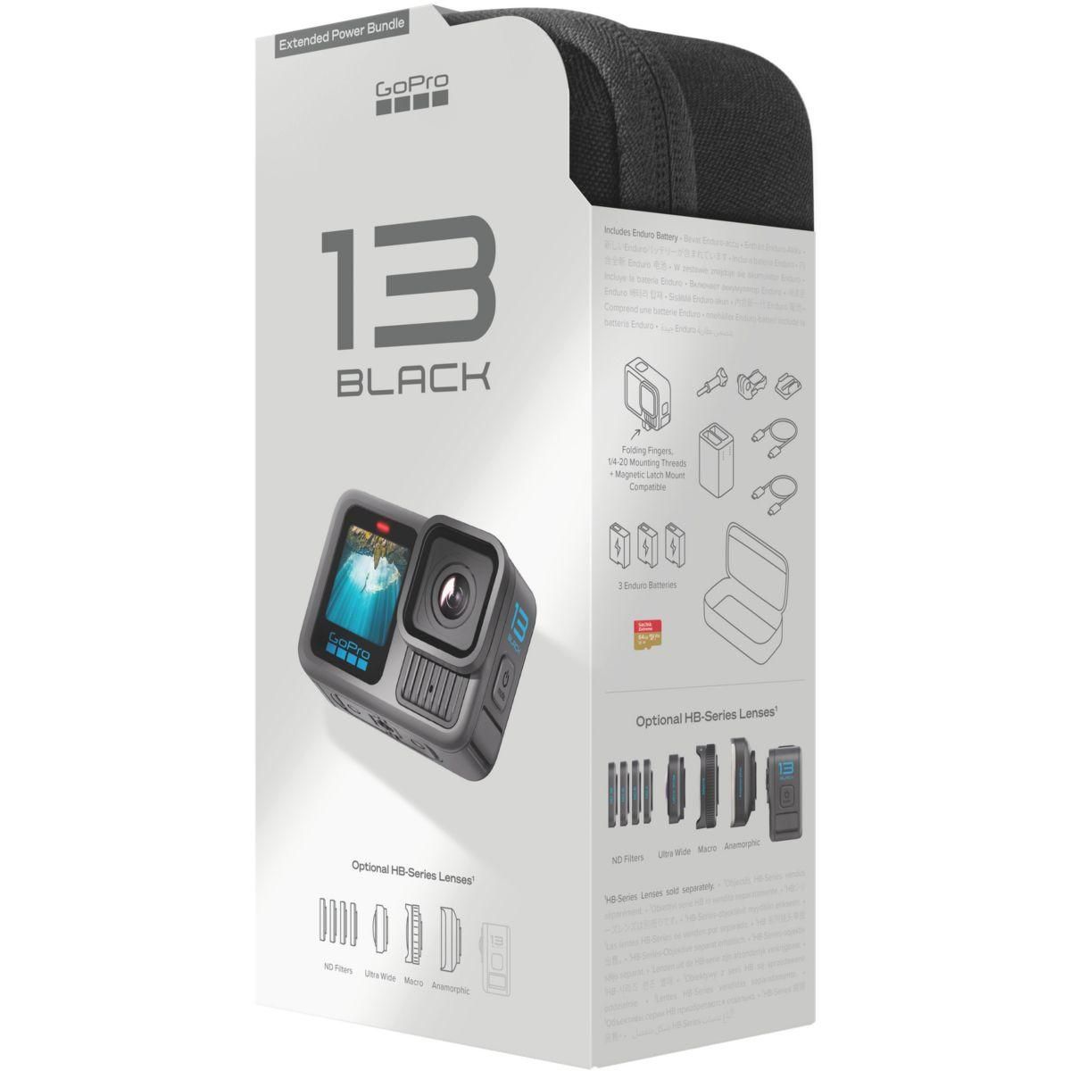 GOPRO Caméra sport HERO13 Black Extended Power Bundle