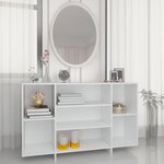 VIDAXL Buffet blanc 120x30x75 cm bois d'ingenierie