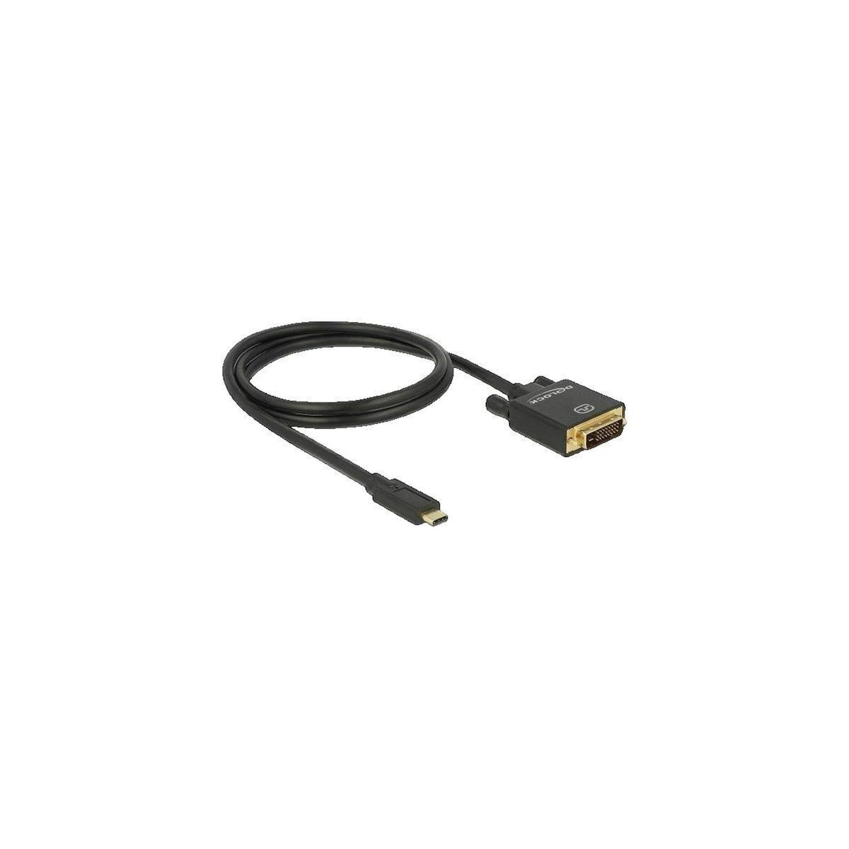 DeLock Adaptateur USB-C vers DVI Delock avec connecteurs plaqués or