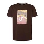 Pepe Jeans T shirt  Homme Pepe jeans Kenelm. Coloris disponibles : Marron