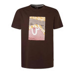 Pepe Jeans T shirt  Homme Pepe jeans Kenelm. Coloris disponibles : Marron