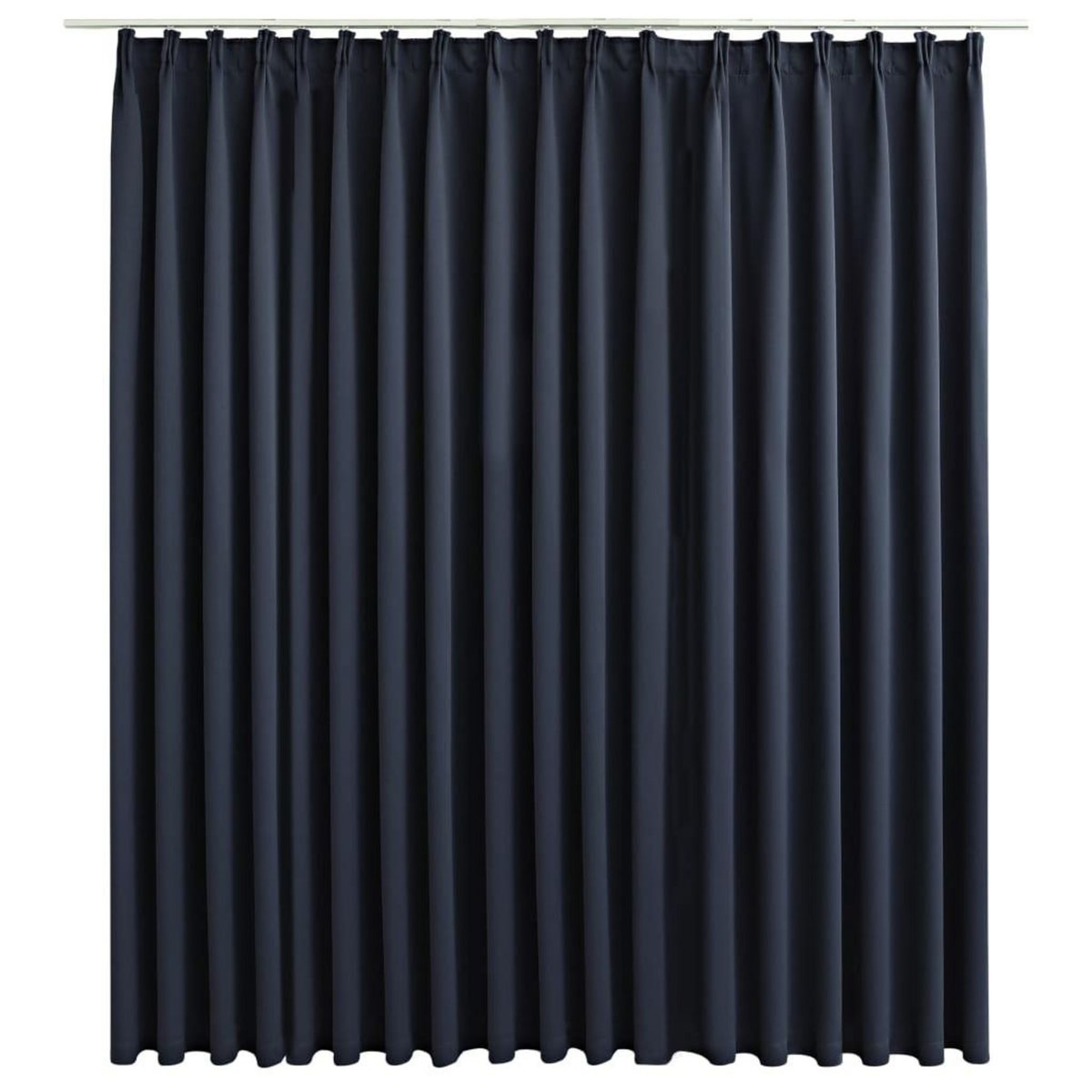 VIDAXL Rideau occultant avec crochets Anthracite 290x245 cm