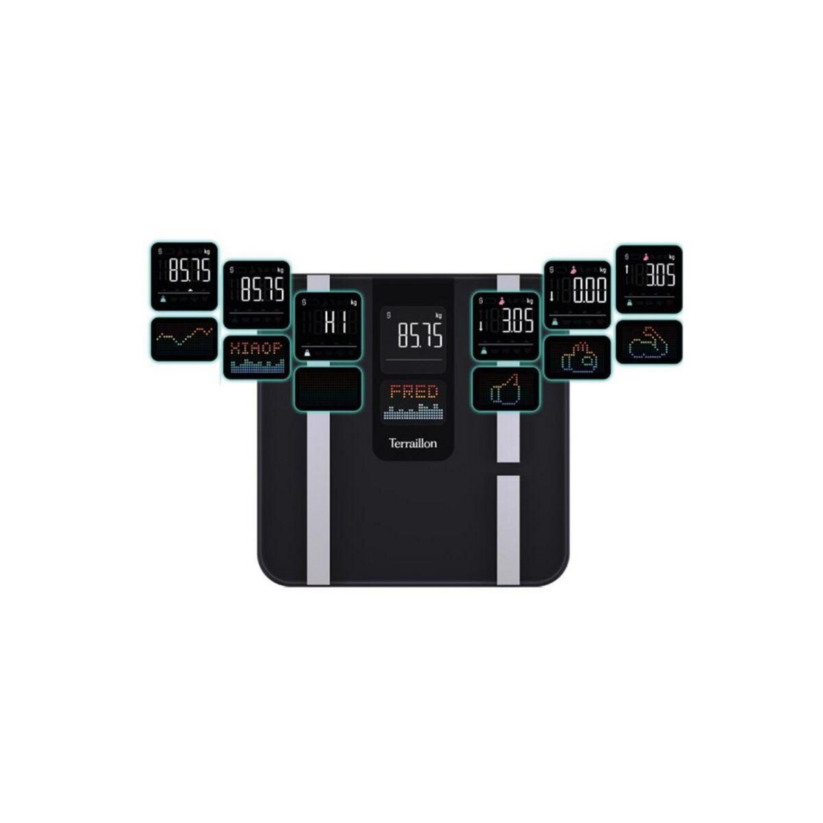 Terraillon Pèse personne impédancemètre Body Color Connect