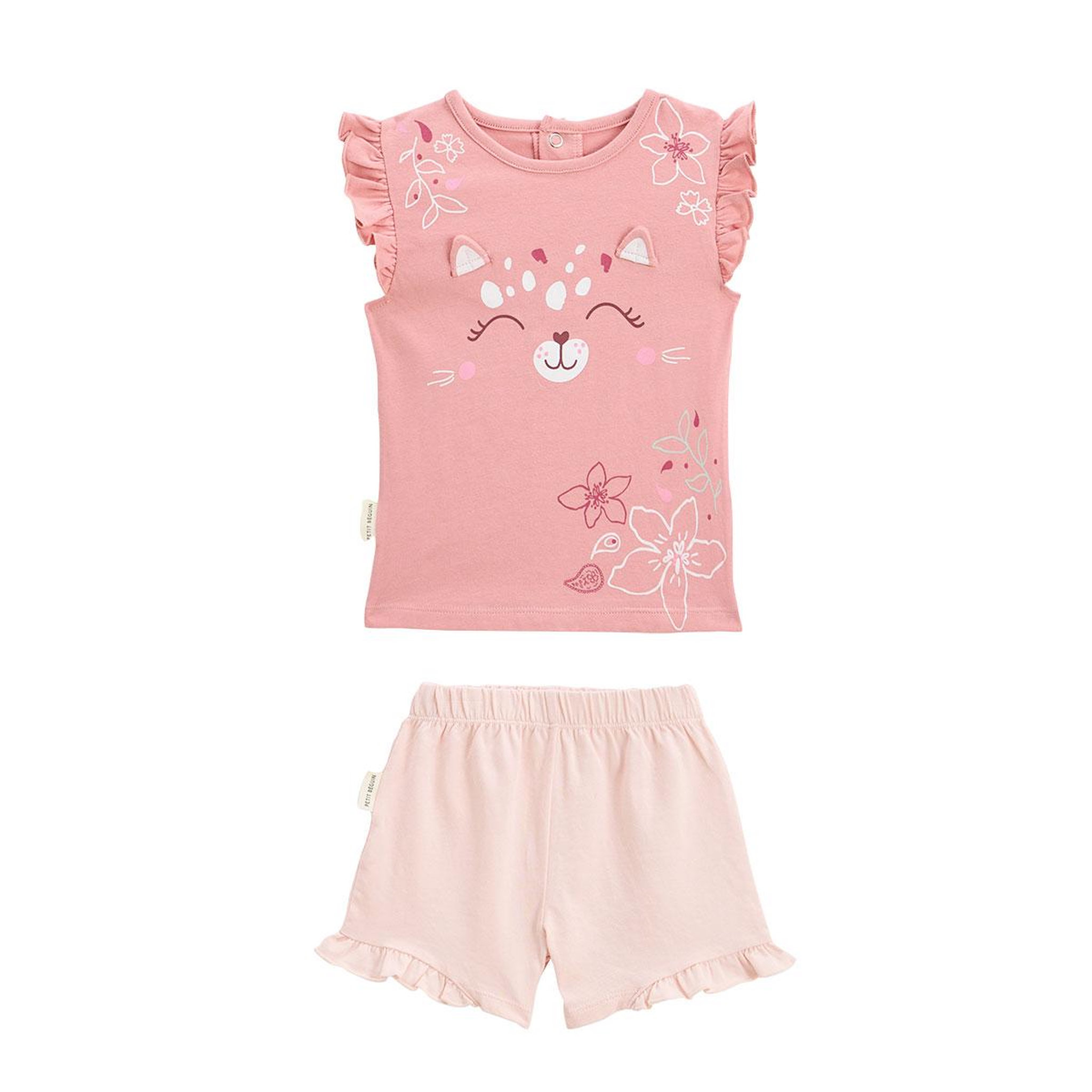 Voir la diapositive 1 : Petit Béguin Pyjama short enfant 2 pièces arizona