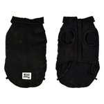 Paris Prix Manteau Pour Chien  Velours Côtelé  35cm Noir