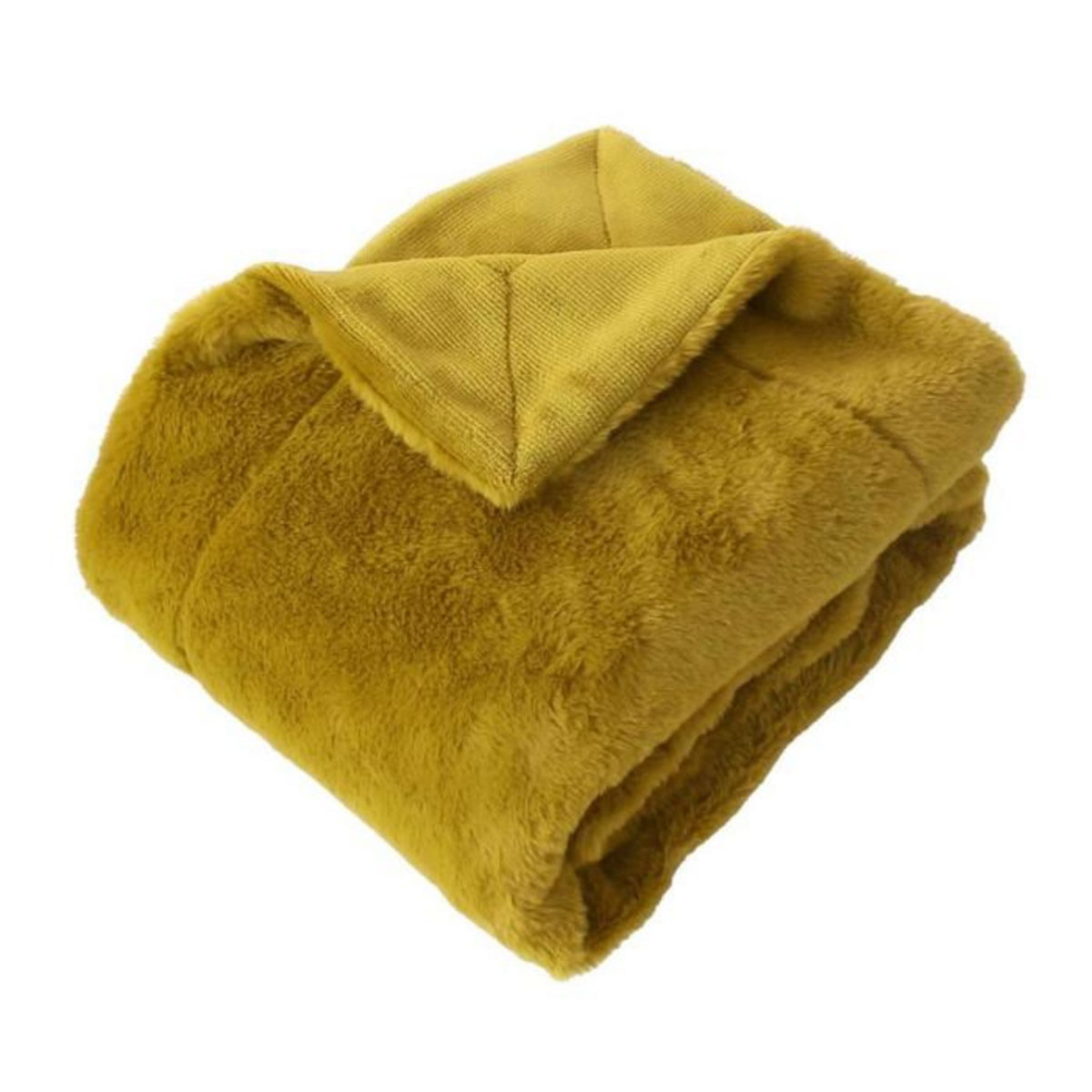 Paris Prix Plaid Imitation Fourrure  Rabbit Pop  125x150cm Bronze