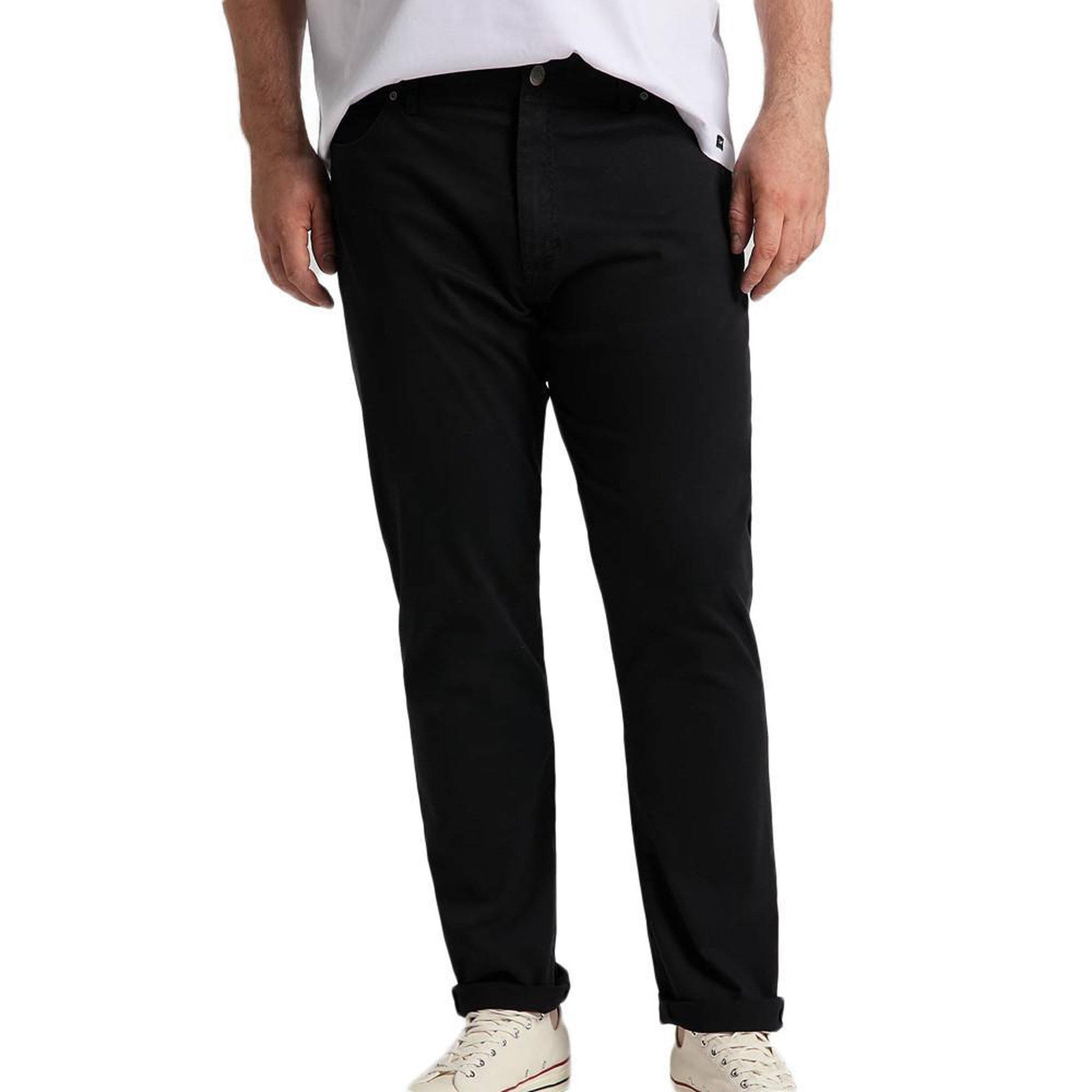 Voir la diapositive 1 : LEE Jean straight noir Homme Lee L71WTF01