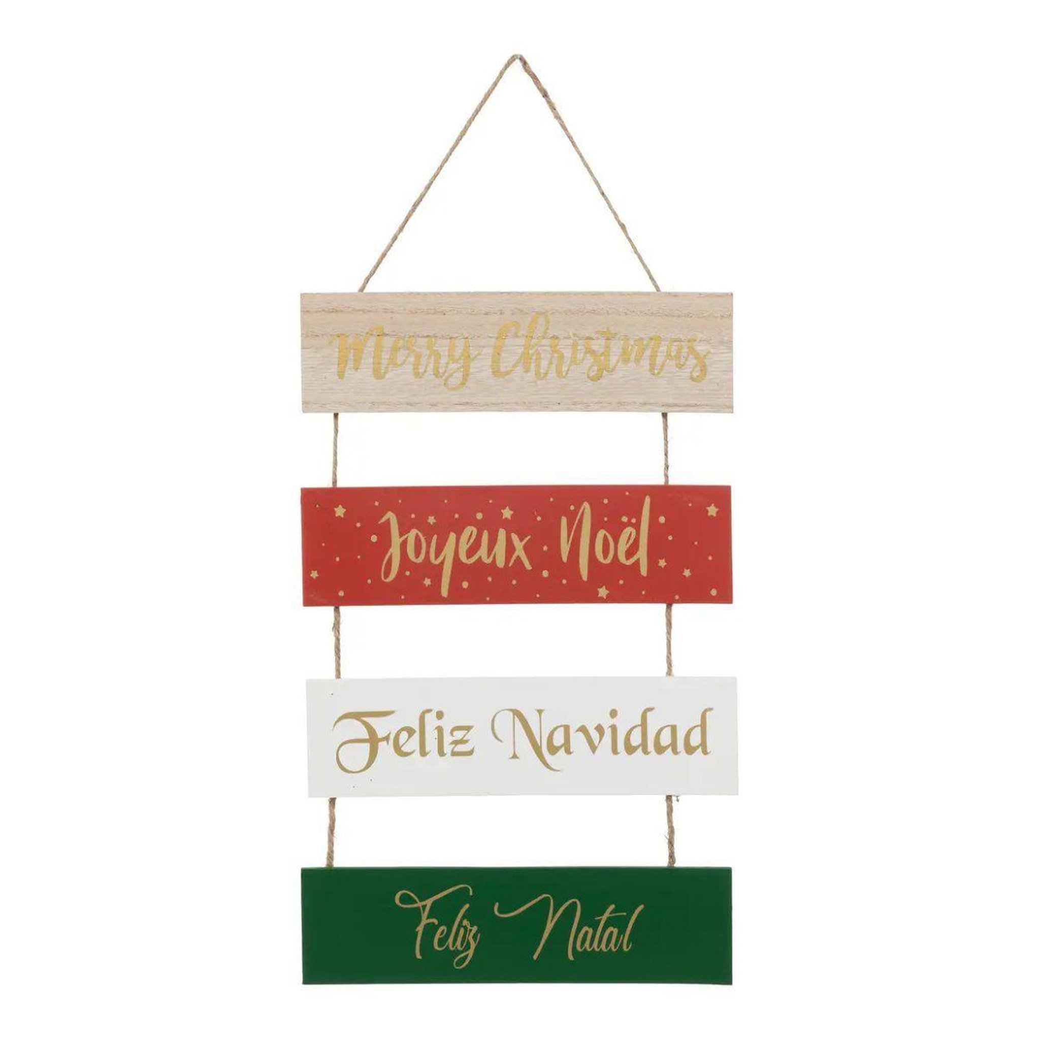 ATMOSPHERA Pancarte de noël  joyeux noël  40cm multicolore